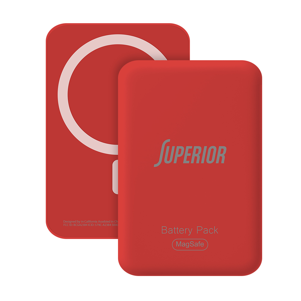 Power bank MagSafe Superior 15W 5000 mAh crveni