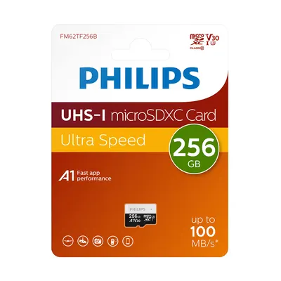 Memorijska kartica PHILIPS Micro SD 256GB V30 ULTRA SPEED (FM62TF256B/93)