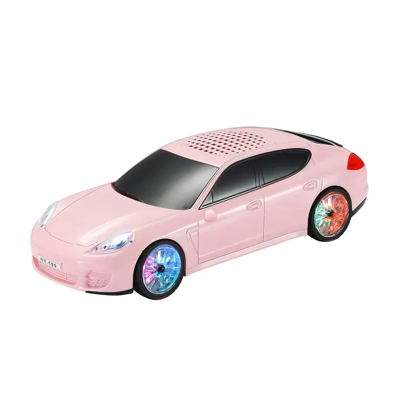 Zvucnik bluetooth WS-599 auto roze